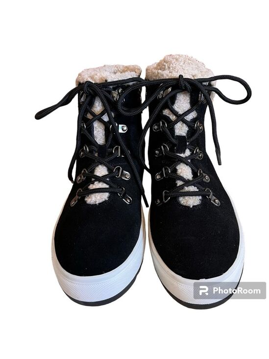 Blondo Shoes - Blondo Shylo Black Suede Hiking Sneakers Sz-9